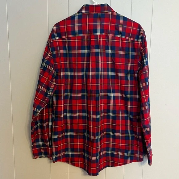 Jos a bank, travelers collection, long sleeve button-down, plaid, size‎ L - Picture 3 of 3